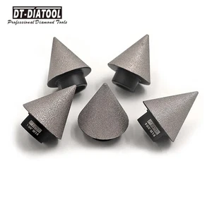 5 x 35mm Diamond Chamfer Finger Milling Bit M14 Cone Drilling Ceramic Tile - Picture 1 of 7