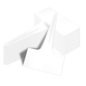 100 Pcs T-Types Plant Tags Thick Plastic Garden Labels Waterproof - Picture 1 of 7