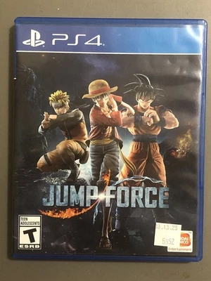 Jump Force: Standard Edition PS4, 2019 (Pre-Owned) No Manual, Disc Clear - Image 1 of 3