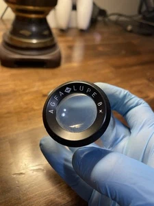 Vintage Agfa Lupe Magnifying Glass 8x *GOOD CONDITION* - Picture 1 of 3