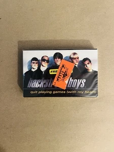 Backstreet Boys - Quit Playing Games (With My Heart) Music Cassette Tapes Sealed - Picture 1 of 2