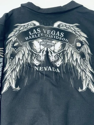 Harley Davidson Nevada Las Vegas Fullzip Sweatshirt XL - Image 1 of 4