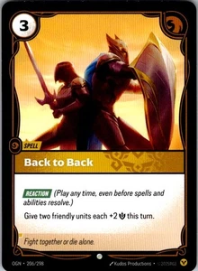 Back to Back Common Origins 206/298 NM - Picture 1 of 1