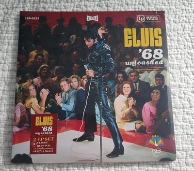 "Elvis '68 Unleashed" - как новый и запечатанный 2 LP красный виниловая катушка Trax LSP 6823 - Изображение 1 из 2