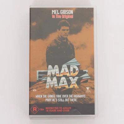 Mel Gibson in the Original Mad Max VHS Cassette Tape Movie - Image 1 of 4