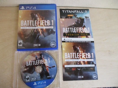 Battlefield 1: Early Enlister Deluxe Edition PS4 Game PlayStation 4-Complete CIB - Image 1 of 4