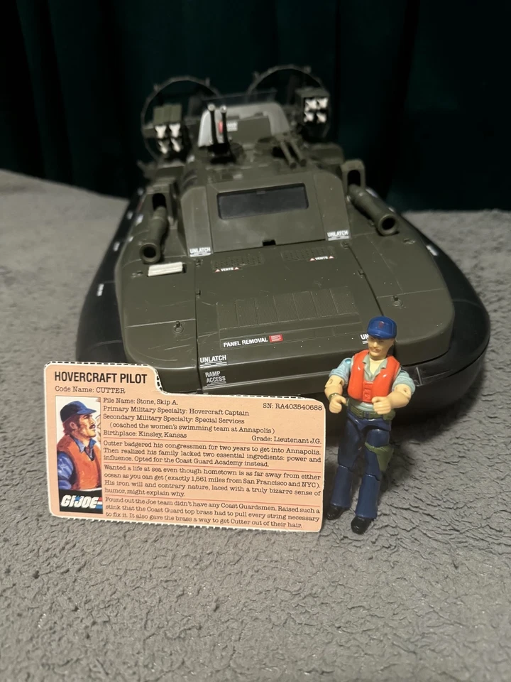 Aerodeslizador Hasbro GI Joe Killer Whale ARAH 1984 de colección Foto 1 de 4