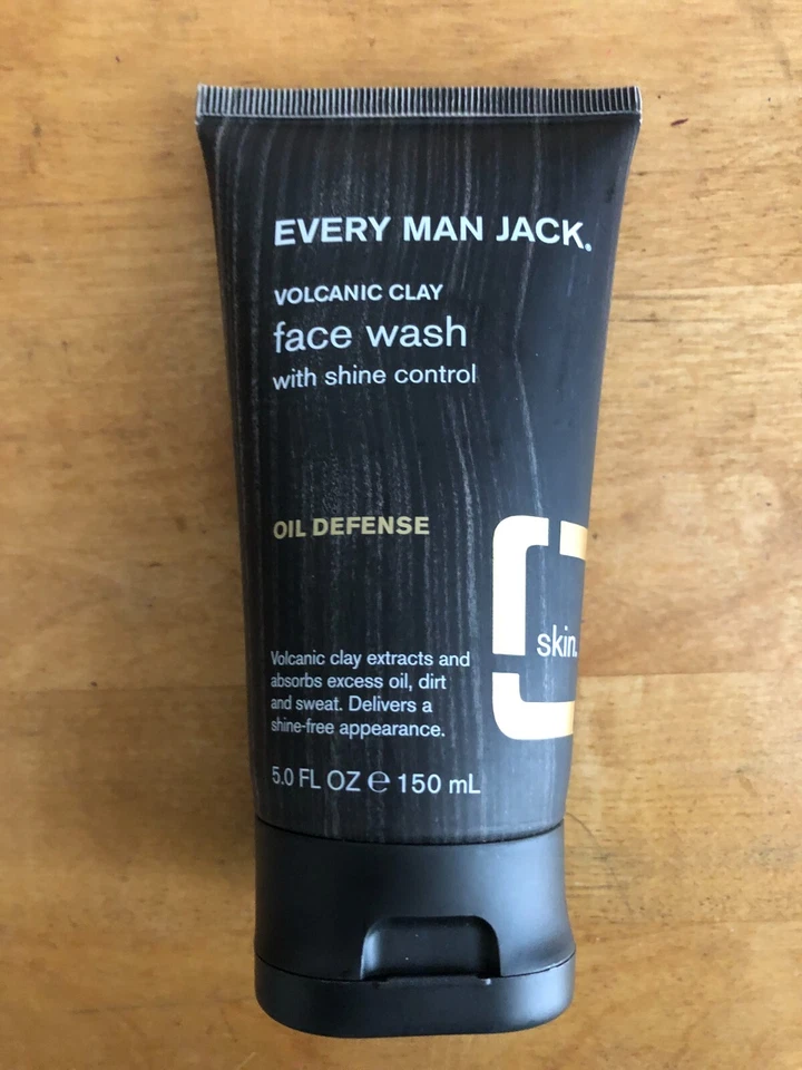 Every Man Jack Volcanic Clay Face Wash with Shine Control Oil Defense 5oz - Image 1 of 1