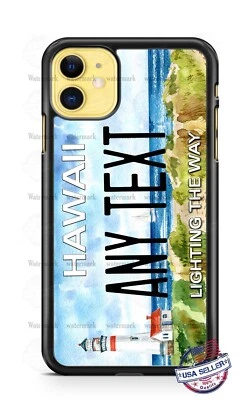 Hawaii Beach Light House Design Phone Case for iPhone Samsung Google 8 Moto 5g - Image 1 of 4