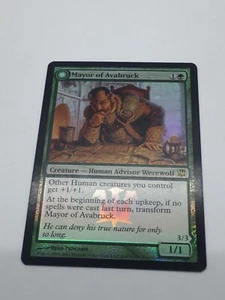 MTG Mayor Of Avabrock Foil Alt/Art Innastrad Prom Humans Green M/NM Modern - Picture 1 of 2