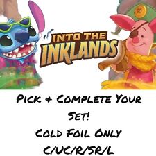 Disney Lorcana Into the Inklands C/UC/R/SR/L Cold Foil Only  - Pick & Complete
