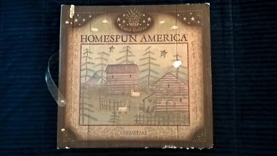 Chesapeake Luxury Wallpaper Sample Book HOMESPUN AMERICA Primitive Rare Vintage - Image 1 of 4