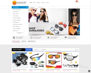 Gafas de sol para ganar dinero en tienda envío directo / alojamiento web gratuito de afiliados de Amazon - Imagen 1 de 4