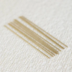10 x Tube en cuivre capillaire en laiton ultra fin conduit Φ1,0 mm x 80 mm - Photo 1 sur 3