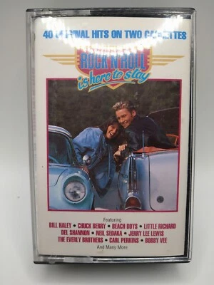 Rock'N'Roll Is Here To Stay Audio Double Cassette 40 Tracks - Image 1 of 4