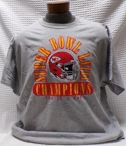 Lot of 2 Kansas City Chiefs Super Bowl LVIII Champion Two In A Row Size 2XL - Picture 1 of 4