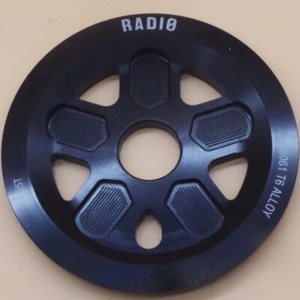 Plato de aleación de aluminio T6 25T para bicicleta de calle BMX con disco de protección dental - Imagen 1 de 12