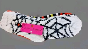 Betsey Johnson Halloween Plush Socks size 9-11 women girls 3-pack Free Shipping - Picture 1 of 5