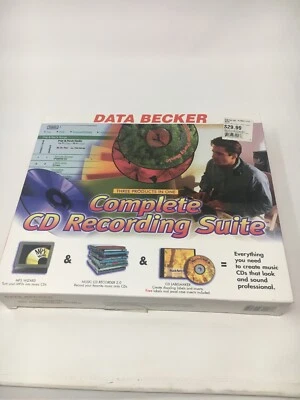 Data Becker Cd Recording Suite MP3 Recorder Labelmaker Windows 95/98 C1 - Image 1 of 4
