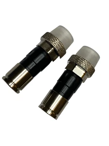 2pc PPC WeatherSeal Coaxial CABLE RG6 Compression Fittings - Picture 1 of 4
