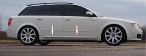 AUDI A4 B6 B7 S4 LOOK SIDE BLADES / DOOR BLADES / DOOR BAR / SPOILERS +++NEW+++ - Imagen 1 de 8