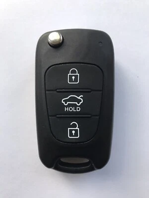 for 2010 2011 2012 2013 Kia Rondo Soul Ceed Picanto 3B Hold Remote Key Fob Case - Image 1 of 4