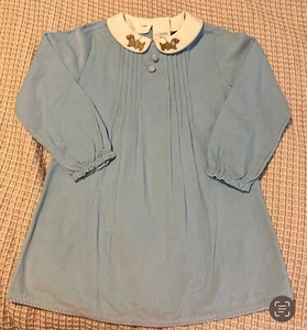 NWT Switch-A-Roo Reversible Collar Dog Cord Dress Girls size 4 - Picture 1 of 4