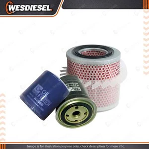 Oil Air Fuel Filter Kit fits Ford Courier PC Econovan SGMW 2.2L 1984-1997 - Picture 1 of 2