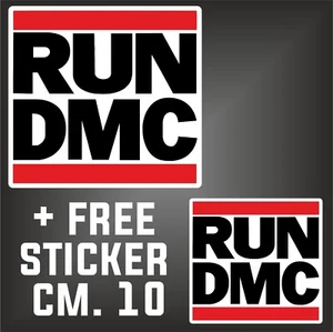 PEGATINA Run DMC MUSIC Calcomanía HARD ROCK METAL PUNK + PEGATINA LIBRE CM. 10 - Imagen 1 de 1
