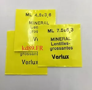 Lupe Linse Vergrößerung- Linsen Zum Aufkleben Auf Glas Mineral ML 4.5 X 3.6 - Bild 1 von 1
