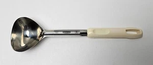 Vintage Rubbermaid NSF Commercial 3oz Ladle 18/8 Stainless Steel Plastic Handle - Picture 1 of 9
