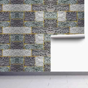 Grey Stone Furniture Surface Decor Paper Peel Stick Wallpaper Self-Adhesive 3m - Picture 1 of 7