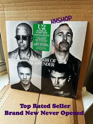 U2 Songs Of Surrender Green Transparent Vinyl 2xLP Limited Edition SAME DAY SHIP - Image 1 of 4