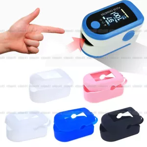 1Pc Rubber Protector Silicone Case Protective Cover For Finger Pulse Oximeter . - Picture 1 of 16