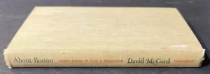 About Boston (Hardcover von David McCord) (Erstausgabe, 1948) (ohne Schutzumschlag) - Bild 1 von 21