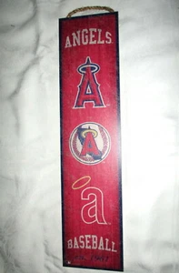 ANAHEIM ANGELS {Los Angeles} Heritage Banner Wood Sign 24" x 6" #02 - NEW - Picture 1 of 2
