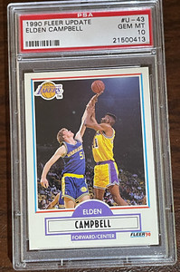 1990 Fleer Update Elden Campbell Psa 10