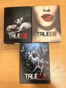 True Blood DVD Series Seasons 1-3 - Horror Thriller Vampire - Picture 1 of 8