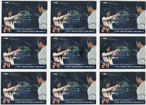 2007 ARTBOX 24 SEASON 4 TRADING CARDS EXPANSION SET PROMO CARD LOT OF (9) CARDS