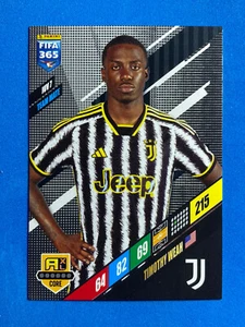Panini Adrenalyn Fifa 365 2024 JUV7 Timothy Weah (Juventus) card 286 - Imagen 1 de 1