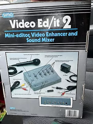 Sima Video Ed/it 2 Mini Editor Video Enhancer and Sound Mixer Model # SED-2 - Image 1 of 3