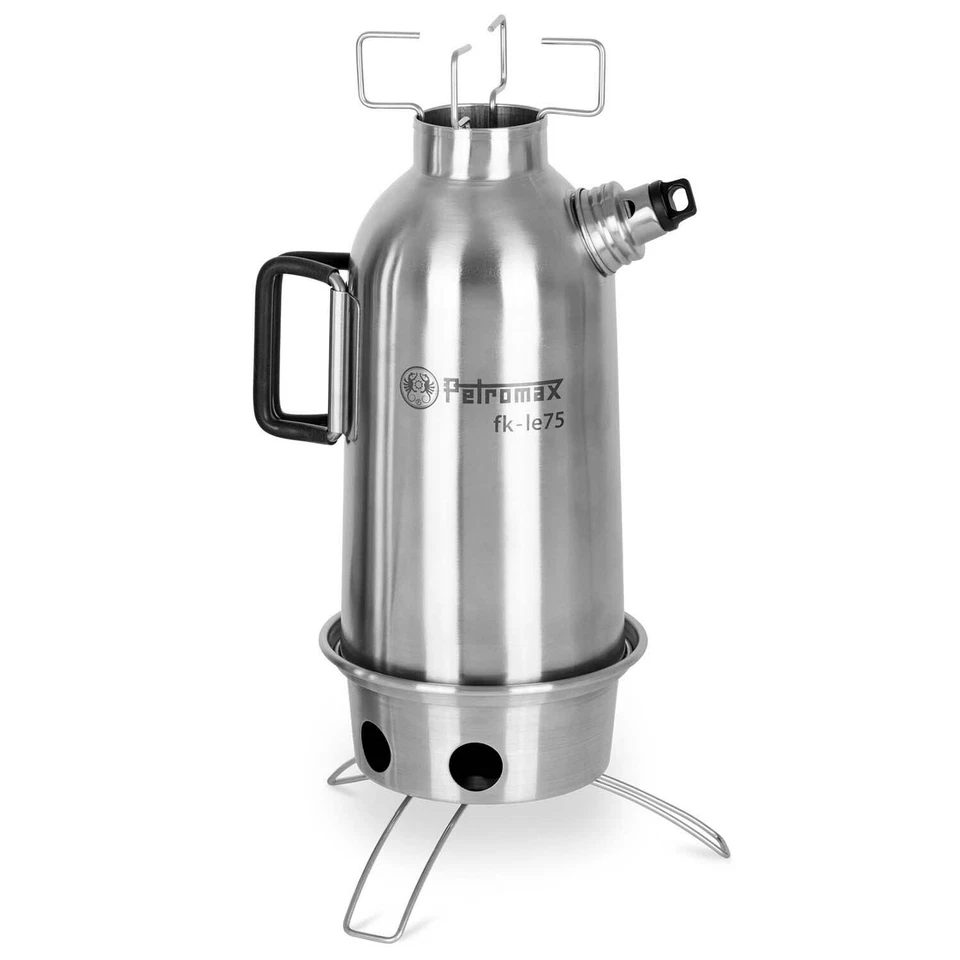 Feuerkanne Petromax le75 aus Edelstahl Inhalt 0 75 Liter Wasserkocher