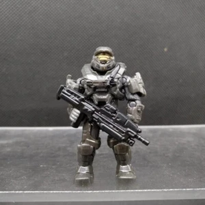 Mega Construx Bloks Halo Master Chief Spartan Gray with Weapon 2" Action Figure - Picture 1 of 1