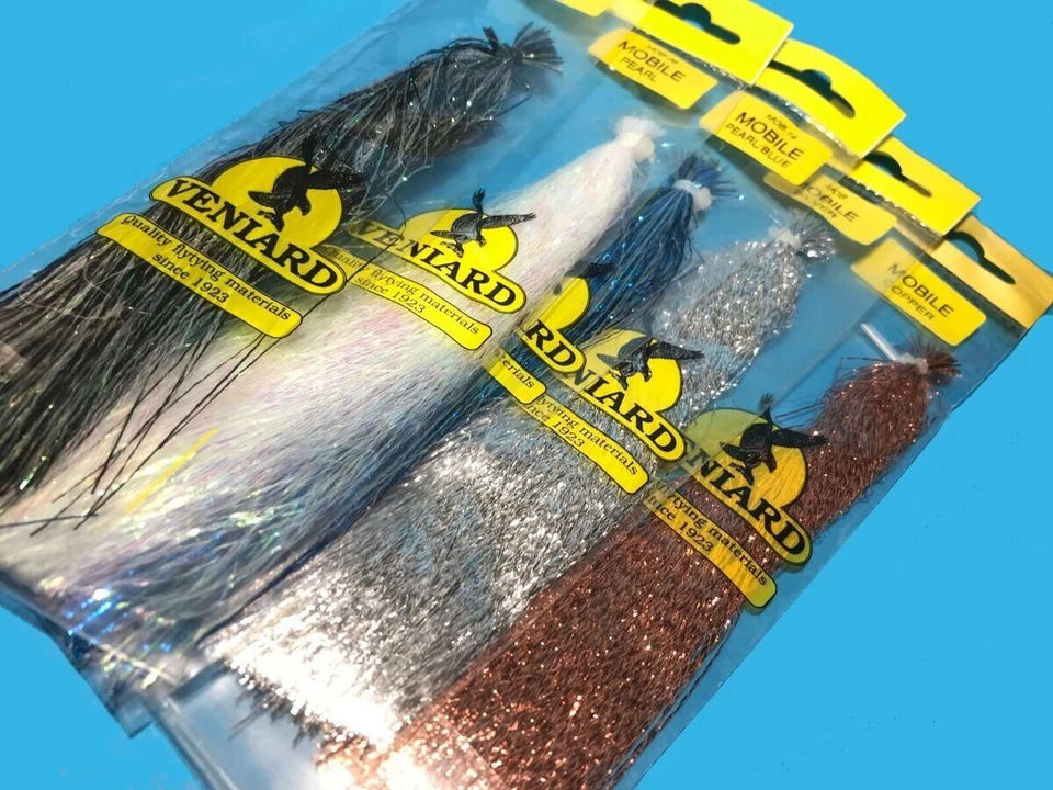 Fliegenbindematerialien Veniard MOBIL ALLE FARBEN VERFÜGBAR, Flash Hanks Tail