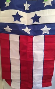 “PATRIÓTICO”~aplique cosido~ 25”X 46” Banner/Bandera~Resistente~NUEVO~ENVÍO GRATUITO. - Imagen 1 de 8