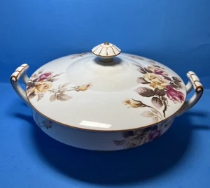 Noritake Nippon Toki Kaisha "Angela" rund bedeckt Gemüseschale 8,25" *RAR* - Bild 1 von 8