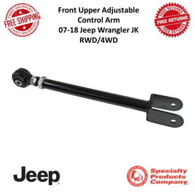Brazo de control ajustable superior delantero SPC para Jeep Wrangler JK 2007-2018 tracción trasera/4x4 Foto 1 de 4