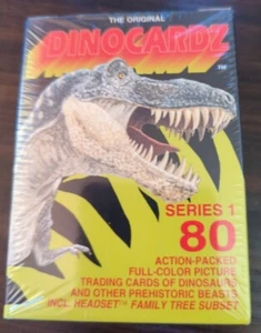 JUEGO DE TARJETAS DINOSAURIO 1992 DINOSAURIOS DINOCARDZ 80 cartas selladas de fábrica - Imagen 1 de 2