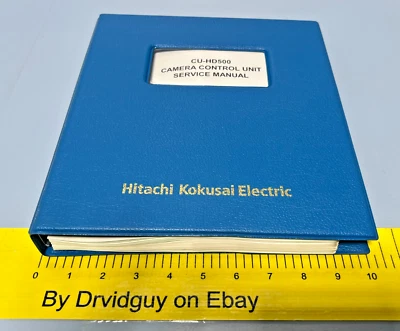 Hitachi Model CU-HD500 Camera Control Unit Service Manual - Image 1 of 3
