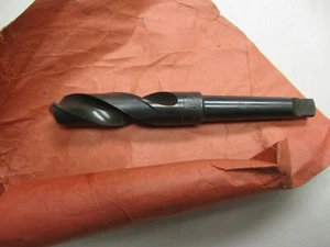 29/32" #2 Taper Shank stub Drill HSS 118° Point Black Oxide Metalworking Drill - Picture 1 of 2